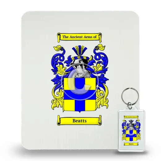 Beatts Mouse Pad and Keychain Combo Package