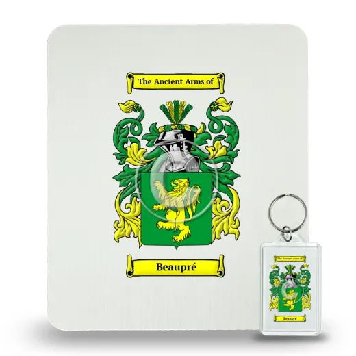Beaupré Mouse Pad and Keychain Combo Package