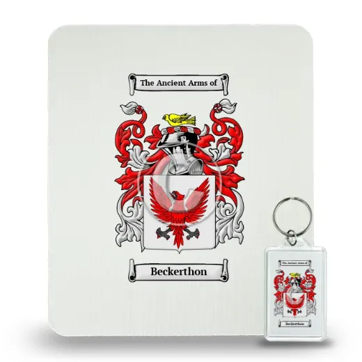 Beckerthon Mouse Pad and Keychain Combo Package