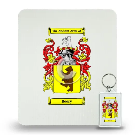 Beery Mouse Pad and Keychain Combo Package