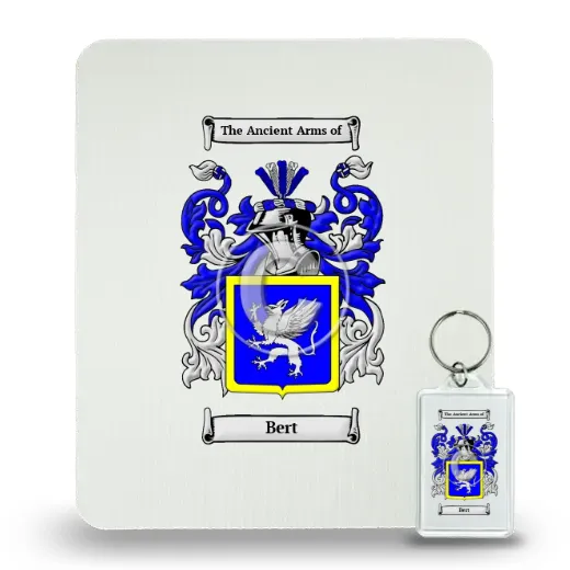 Bert Mouse Pad and Keychain Combo Package