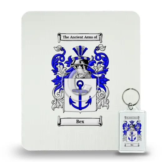 Bex Mouse Pad and Keychain Combo Package