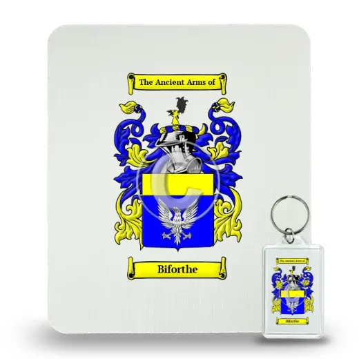 Biforthe Mouse Pad and Keychain Combo Package