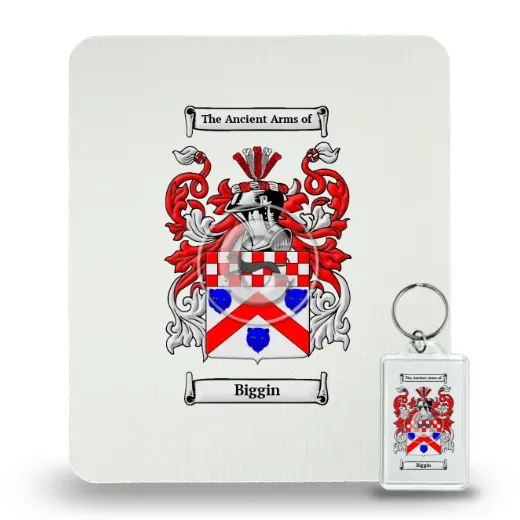 Biggin Mouse Pad and Keychain Combo Package
