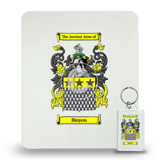 Binyon Mouse Pad and Keychain Combo Package