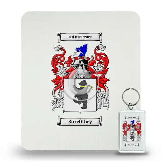 Birrefithey Mouse Pad and Keychain Combo Package