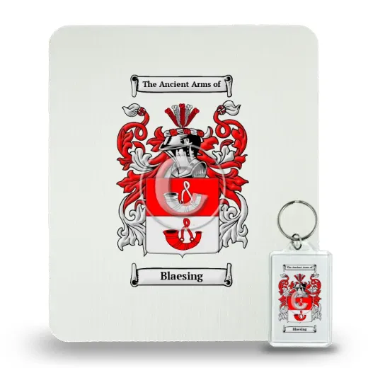 Blaesing Mouse Pad and Keychain Combo Package