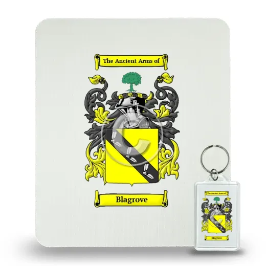 Blagrove Mouse Pad and Keychain Combo Package