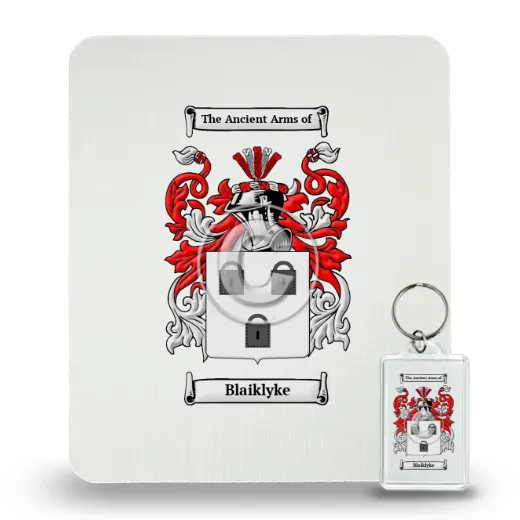 Blaiklyke Mouse Pad and Keychain Combo Package