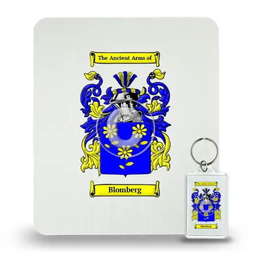 Blomberg Mouse Pad and Keychain Combo Package