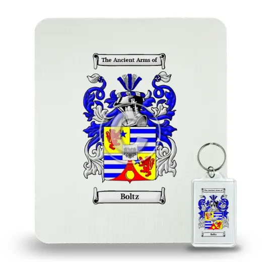 Boltz Mouse Pad and Keychain Combo Package