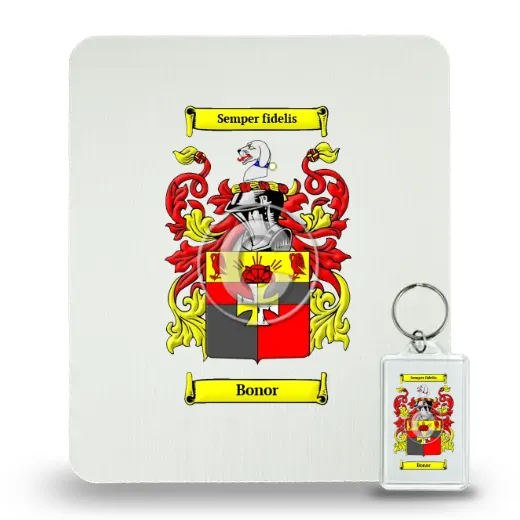 Bonor Mouse Pad and Keychain Combo Package