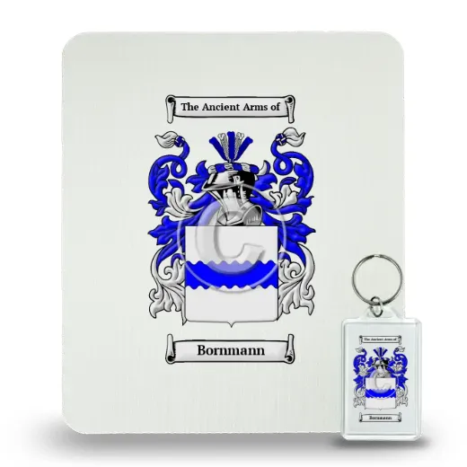 Bornmann Mouse Pad and Keychain Combo Package