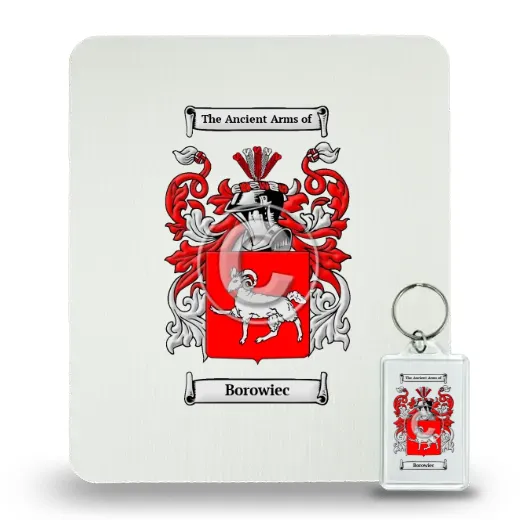 Borowiec Mouse Pad and Keychain Combo Package
