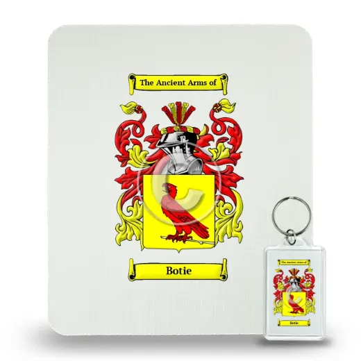Botie Mouse Pad and Keychain Combo Package