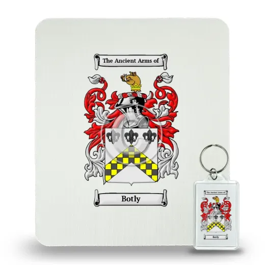 Botly Mouse Pad and Keychain Combo Package