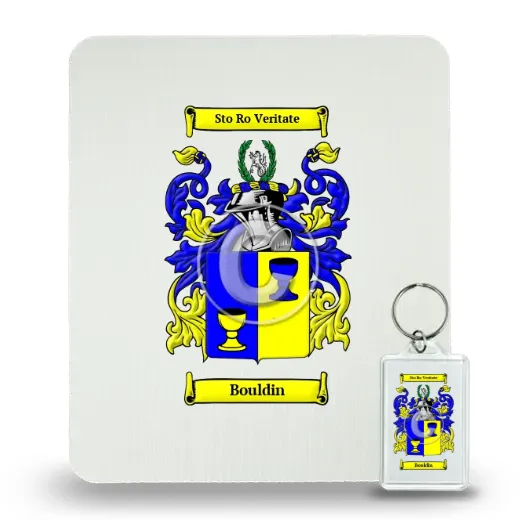 Bouldin Mouse Pad and Keychain Combo Package