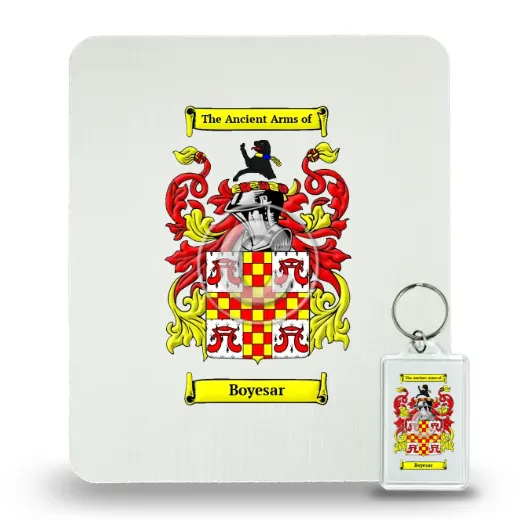 Boyesar Mouse Pad and Keychain Combo Package