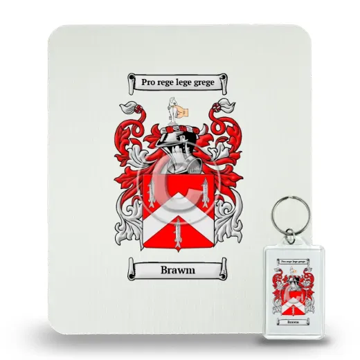 Brawm Mouse Pad and Keychain Combo Package