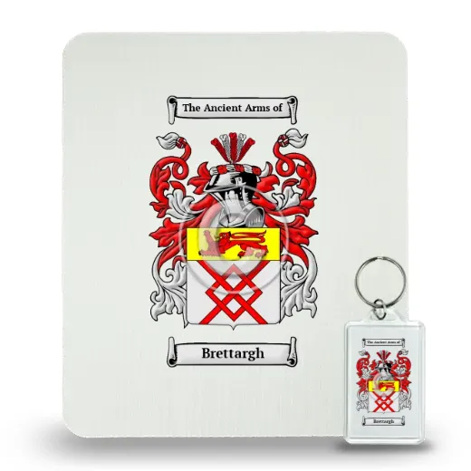 Brettargh Mouse Pad and Keychain Combo Package