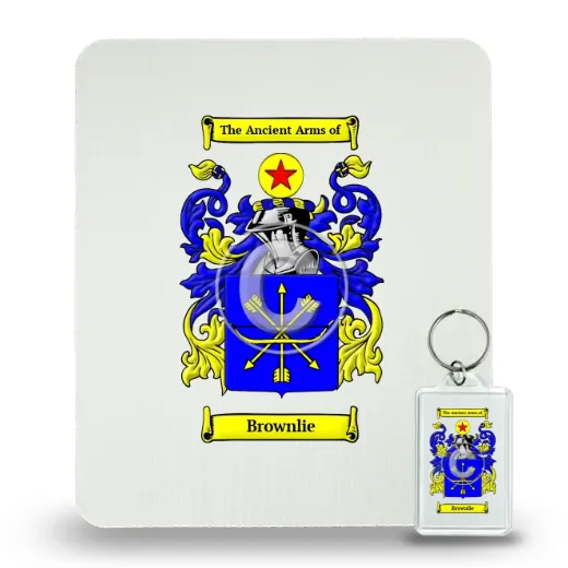 Brownlie Mouse Pad and Keychain Combo Package