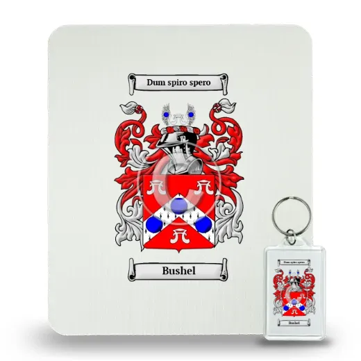 Bushel Mouse Pad and Keychain Combo Package