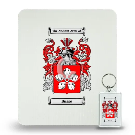 Busse Mouse Pad and Keychain Combo Package