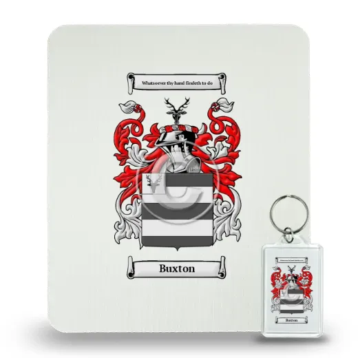 Buxton Mouse Pad and Keychain Combo Package