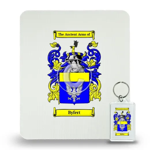 Byfert Mouse Pad and Keychain Combo Package