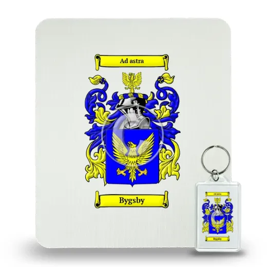 Bygsby Mouse Pad and Keychain Combo Package