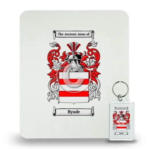 Bynde Mouse Pad and Keychain Combo Package