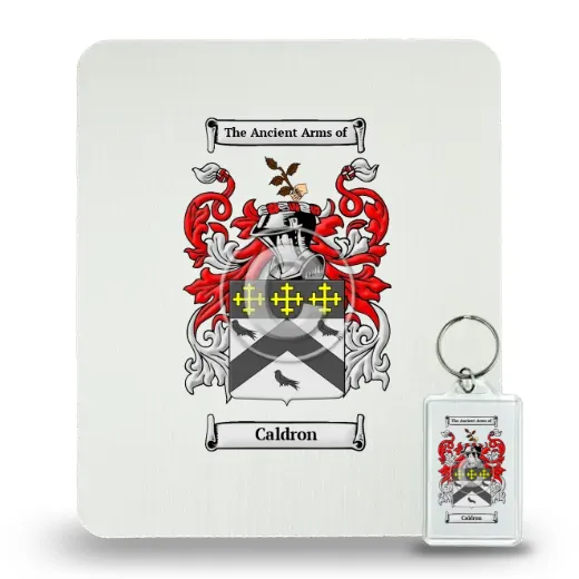 Caldron Mouse Pad and Keychain Combo Package