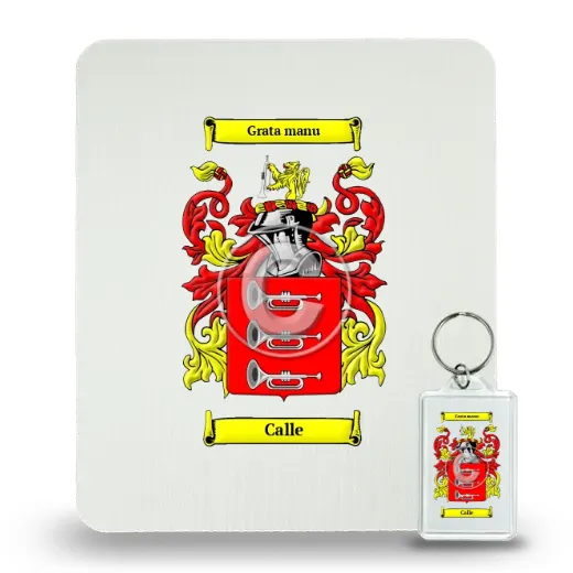 Calle Mouse Pad and Keychain Combo Package