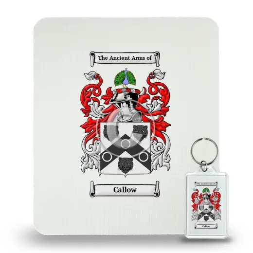Callow Mouse Pad and Keychain Combo Package