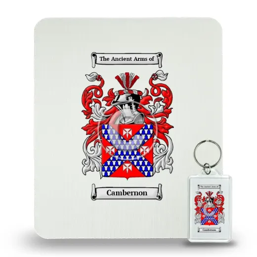 Cambernon Mouse Pad and Keychain Combo Package