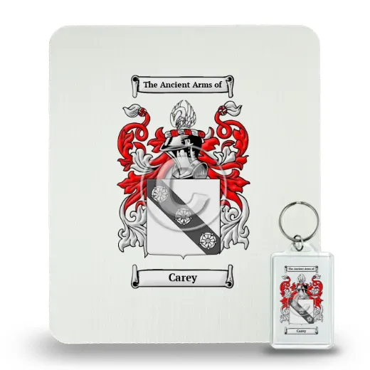 Carey Mouse Pad and Keychain Combo Package