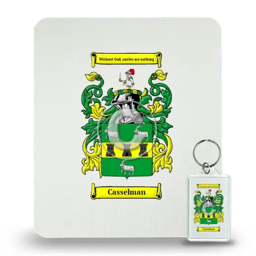Casselman Mouse Pad and Keychain Combo Package