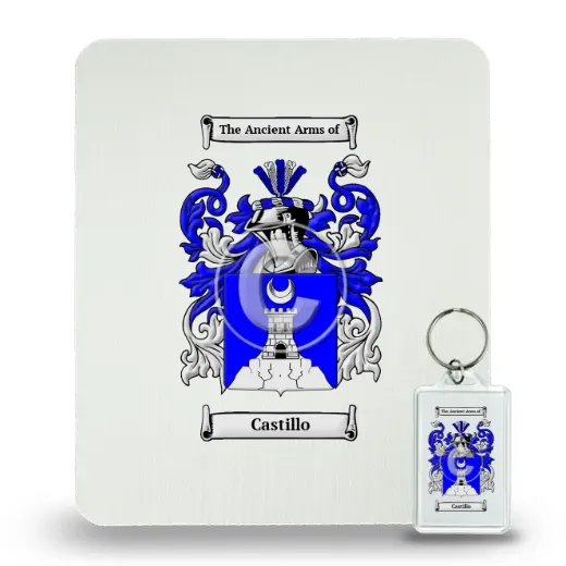 Castillo Mouse Pad and Keychain Combo Package