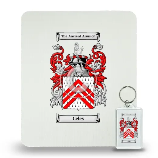 Celes Mouse Pad and Keychain Combo Package