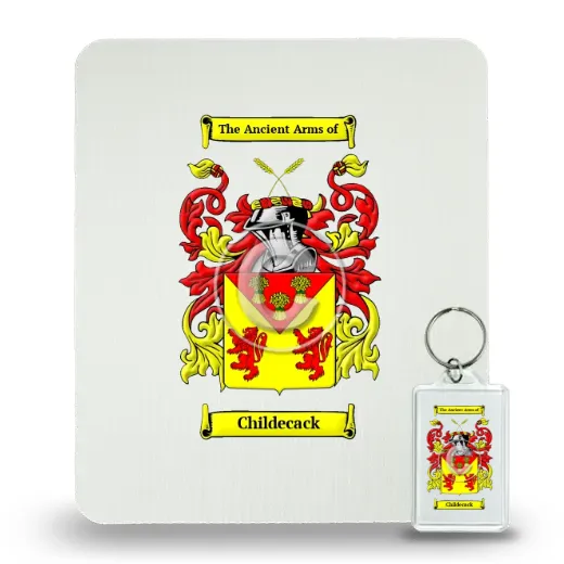 Childecack Mouse Pad and Keychain Combo Package