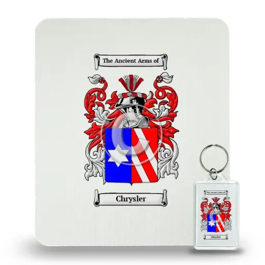 Chrysler Mouse Pad and Keychain Combo Package