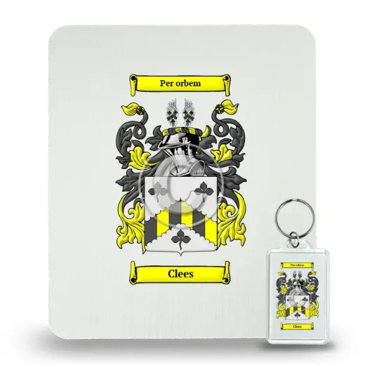 Clees Mouse Pad and Keychain Combo Package