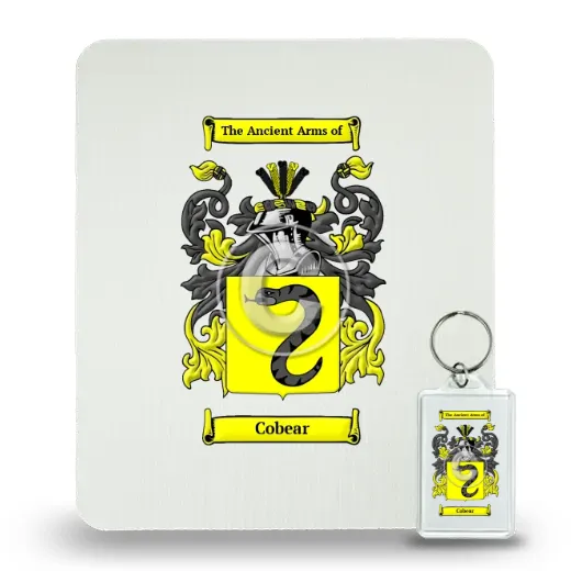 Cobear Mouse Pad and Keychain Combo Package