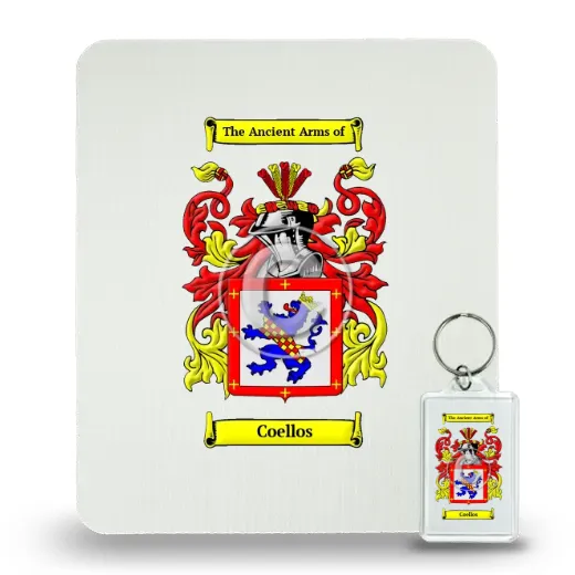 Coellos Mouse Pad and Keychain Combo Package