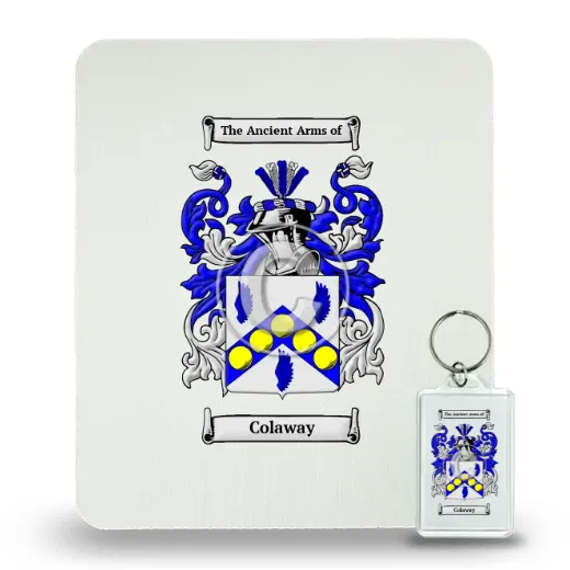 Colaway Mouse Pad and Keychain Combo Package