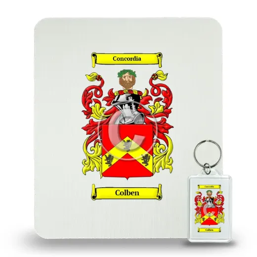 Colben Mouse Pad and Keychain Combo Package