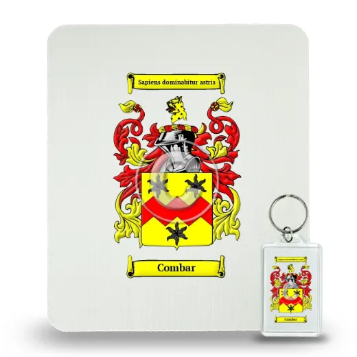 Combar Mouse Pad and Keychain Combo Package