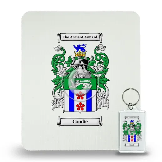Condie Mouse Pad and Keychain Combo Package