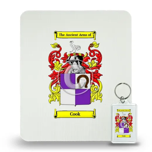 Cook Mouse Pad and Keychain Combo Package
