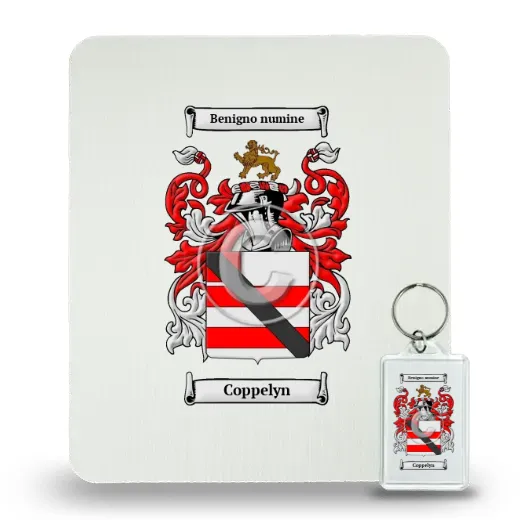 Coppelyn Mouse Pad and Keychain Combo Package